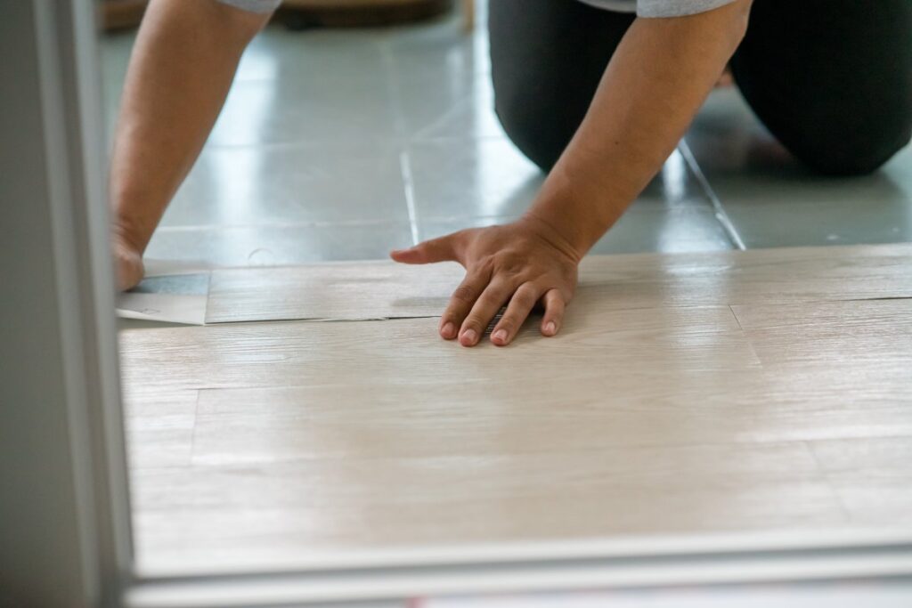 vinyl floor installation